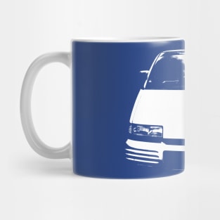 Pontiac Trans Sport 1990s American classic minivan monoblock white Mug